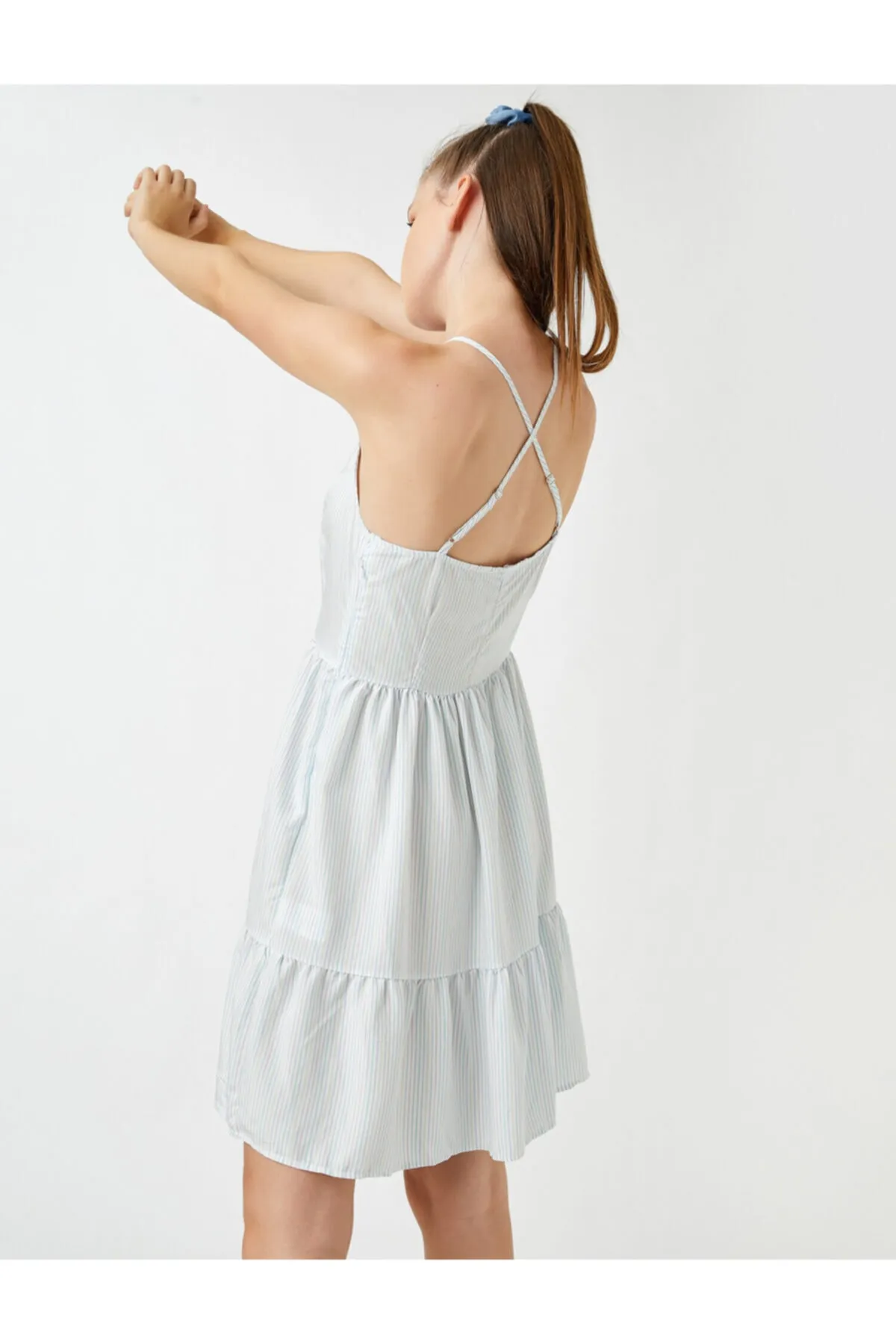 Koton  Kleid - Weiß - Smock-Kleid
