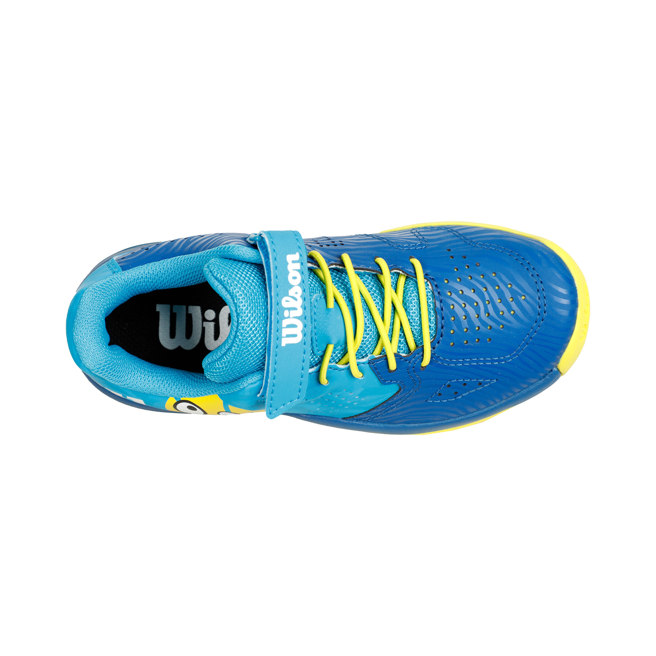 Kaos EMO Allcourtschuh Kinder - Blau, Gelb