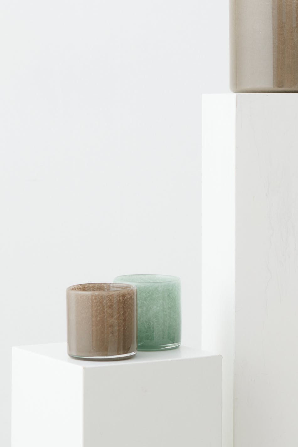 Glass s candle holder