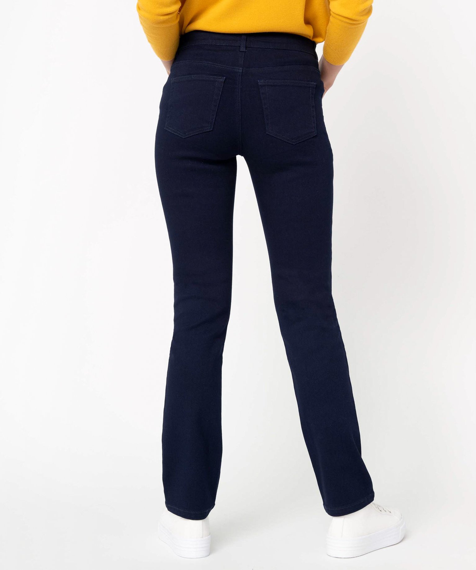 Jean femme coupe Regular taille normale blue black | GEMO