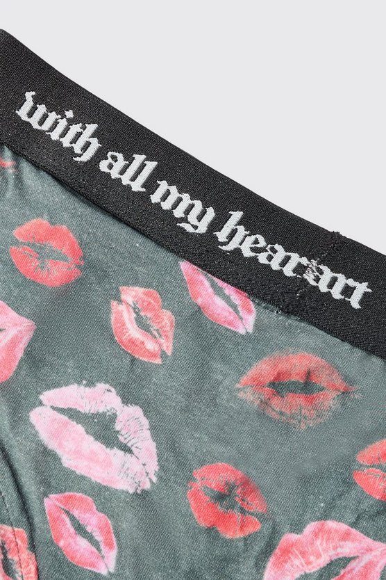 Höschen mit Lippen-Print