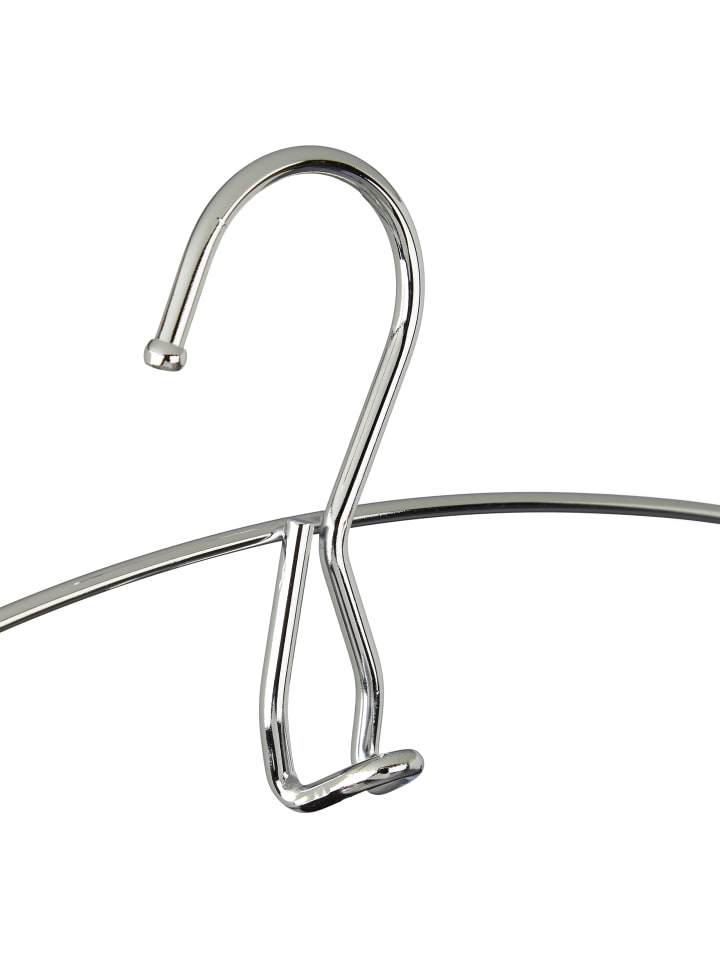 relaxdays 3er Hosenbügel Set in Silber/Schwarz günstig kaufen onesize