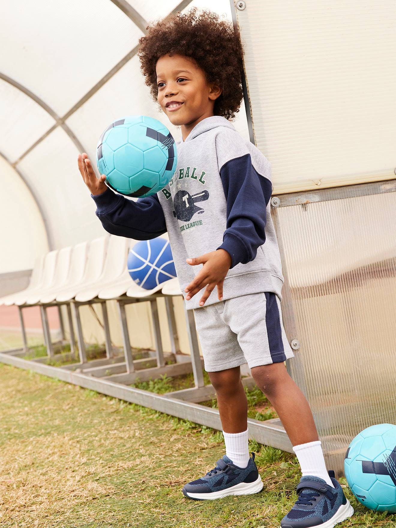 Bermuda sport garçon encre