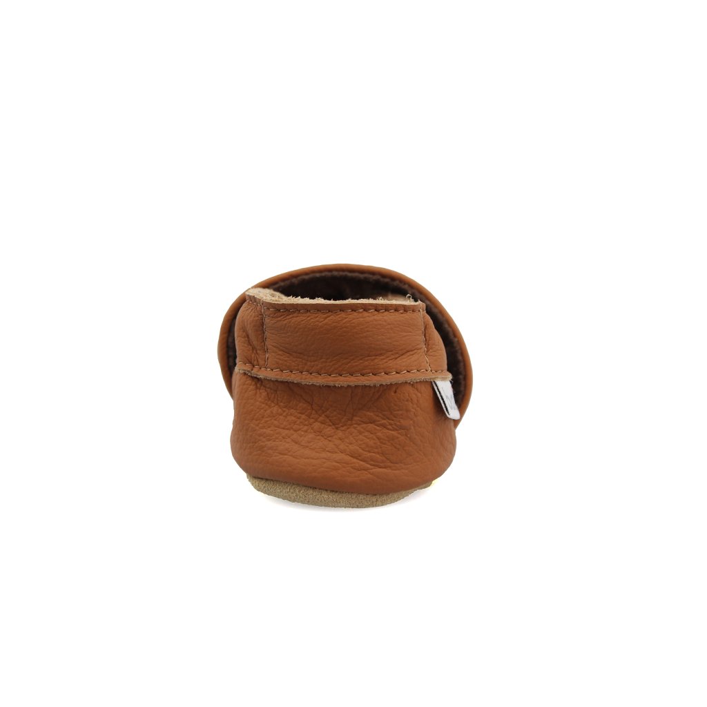 baBice Plain Nugat braune Krabbleschuhe