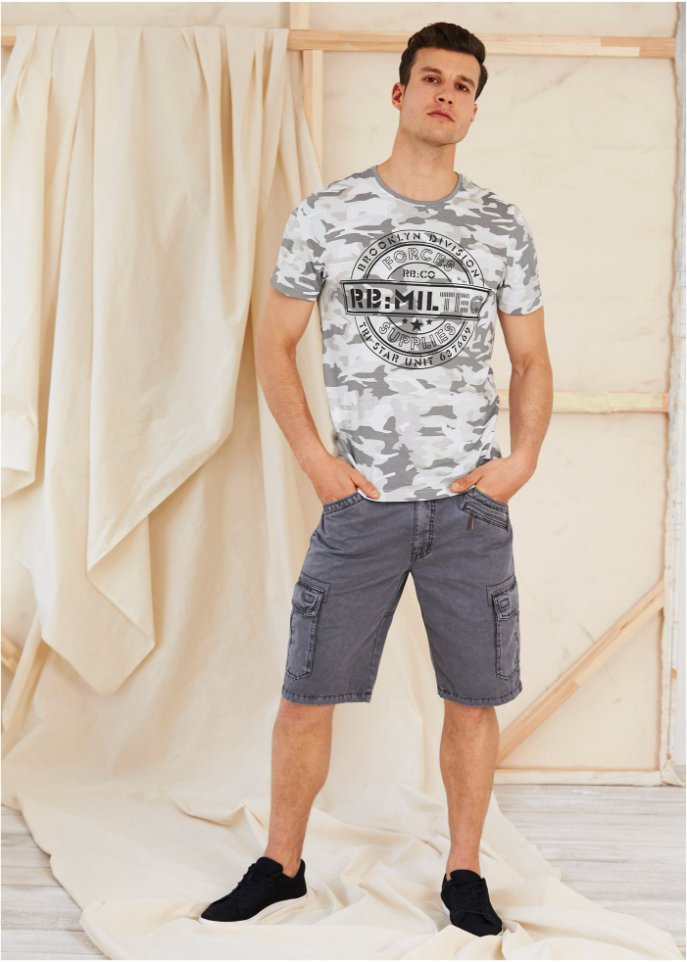 Cargo-Bermuda, Loose Fit