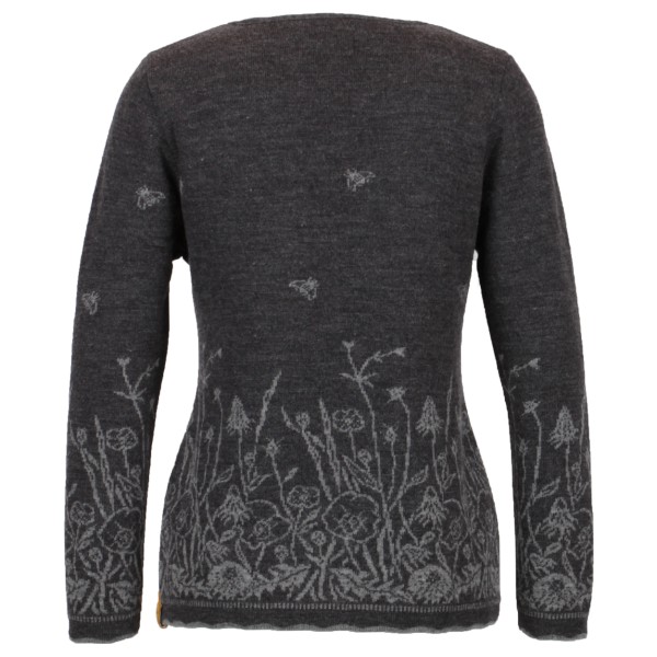 Albmerino - Women's Strickjacke Blumenwiese - Wolljacke