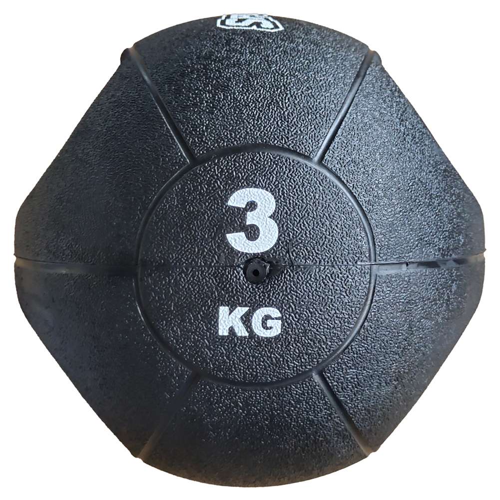 SPORTINATOR Premium Medizinball mit Griffe 3kg
