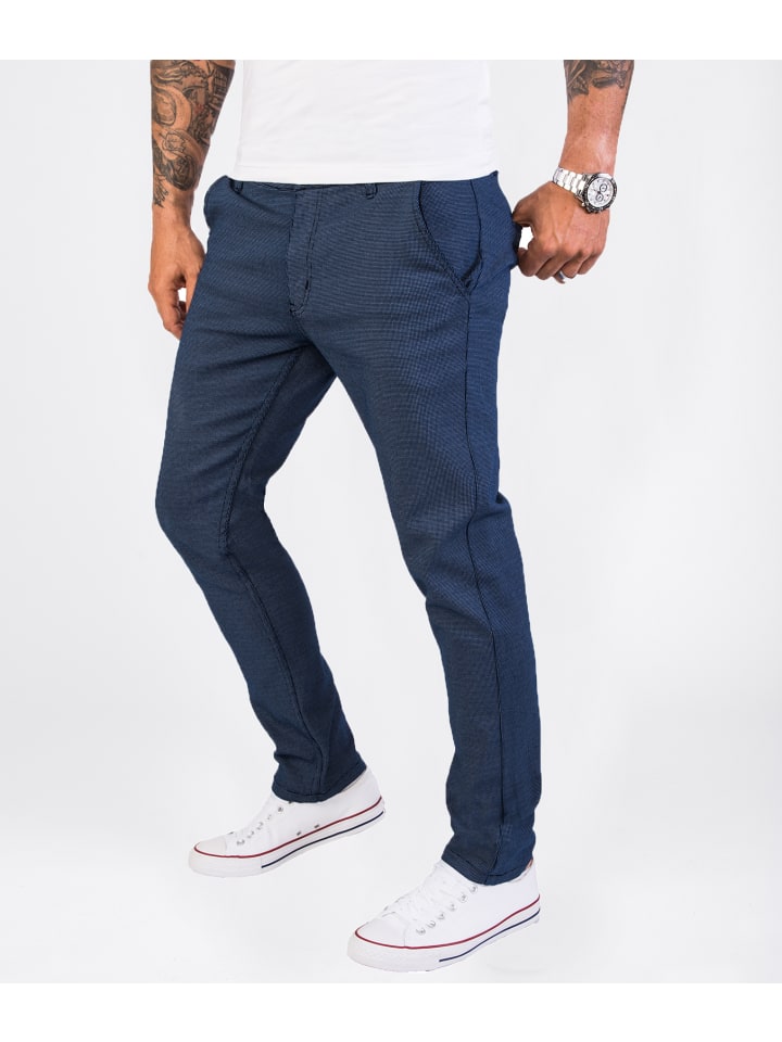 Rock Creek Stoffhose in Navy günstig kaufen