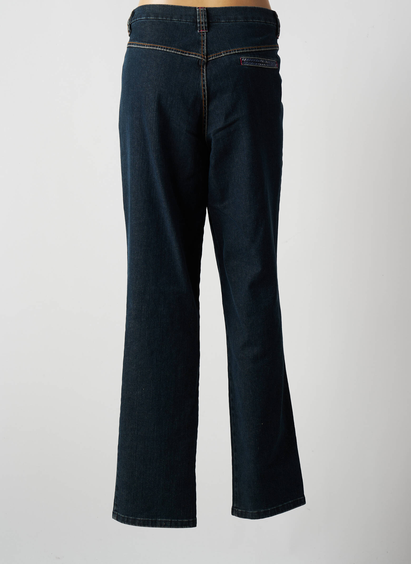 Rosa Rosam Jeans Coupe Droite Femme couleur bleu