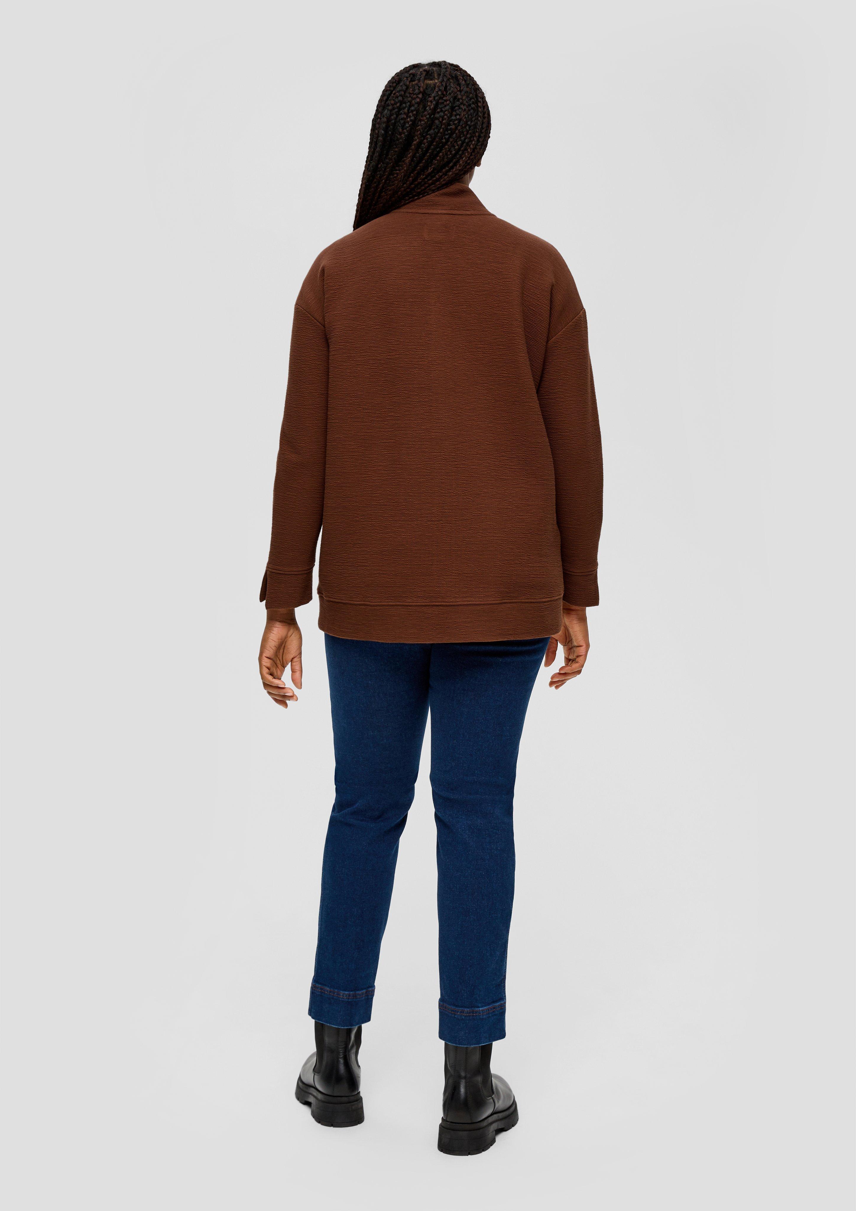 Jerseyjacke in Crinklestruktur  2136707-8797