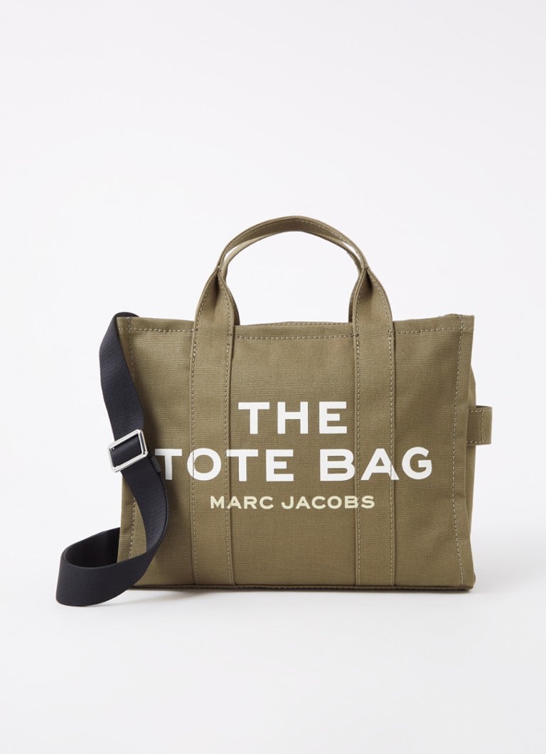 Geantă tote Marc Jacobs The Small Traveler cu logo