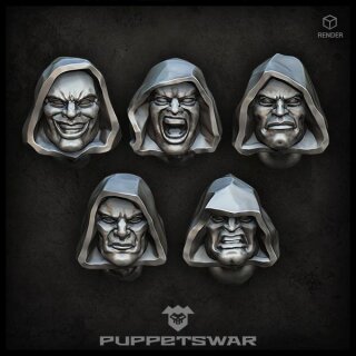 Hooded heads (5)