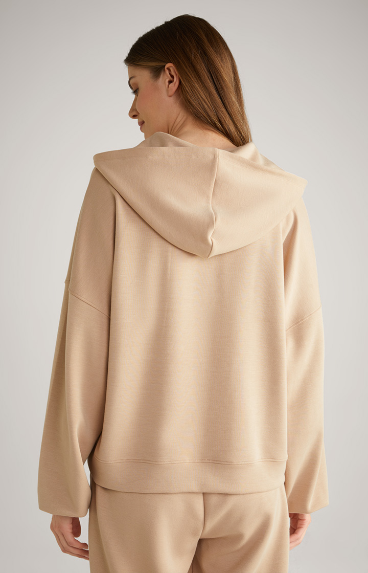Loungewear Hoodie in Beige/Ecru