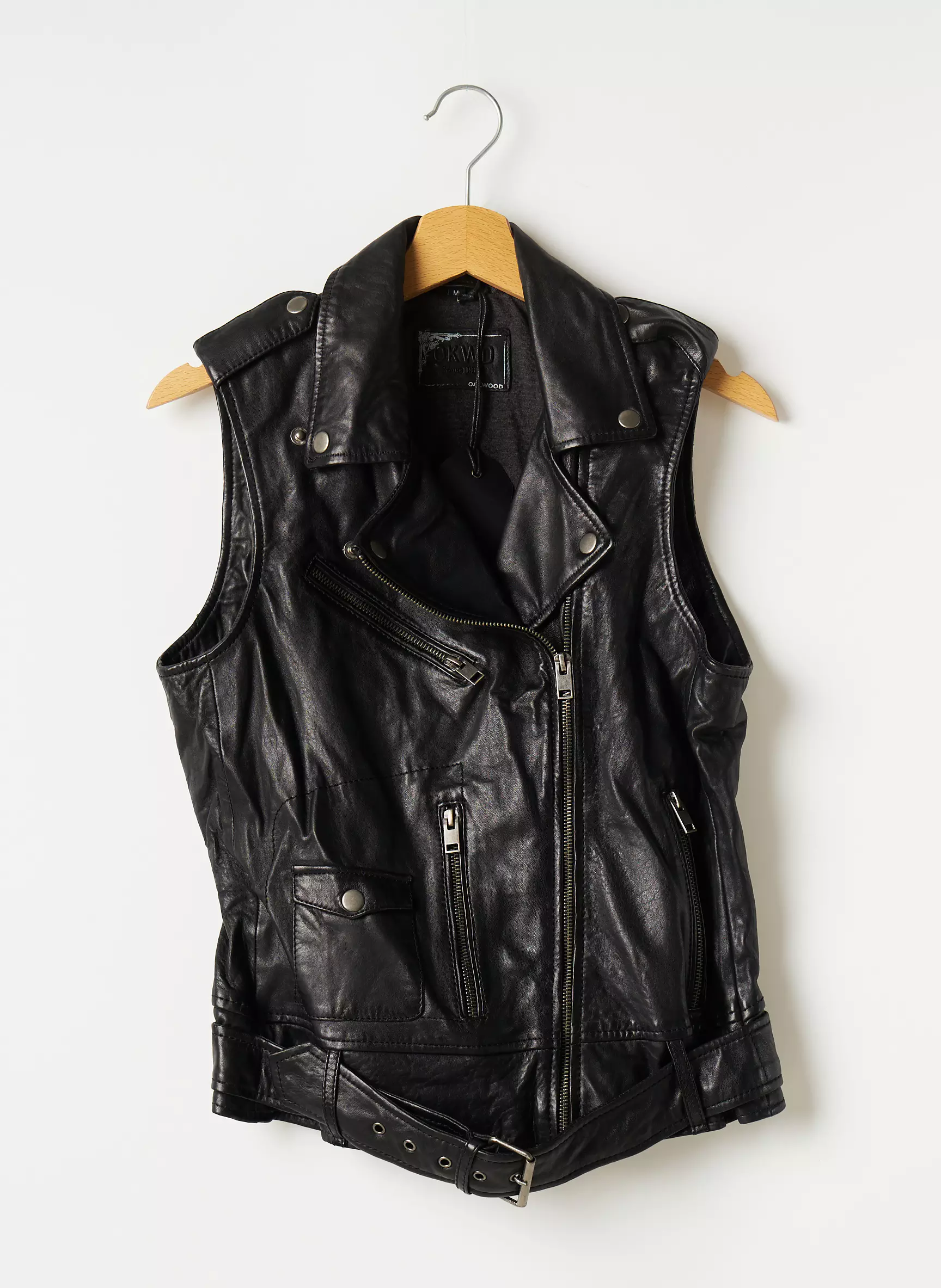 Oakwood Vestecuir Femme couleur noir