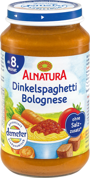 Alnatura Bio Dinkelspaghetti Bolognese