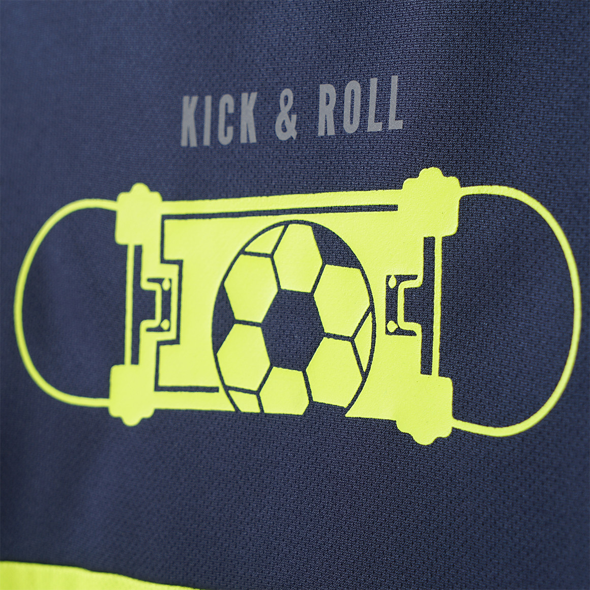 Jungen Sport-T-Shirt mit Farbteiler