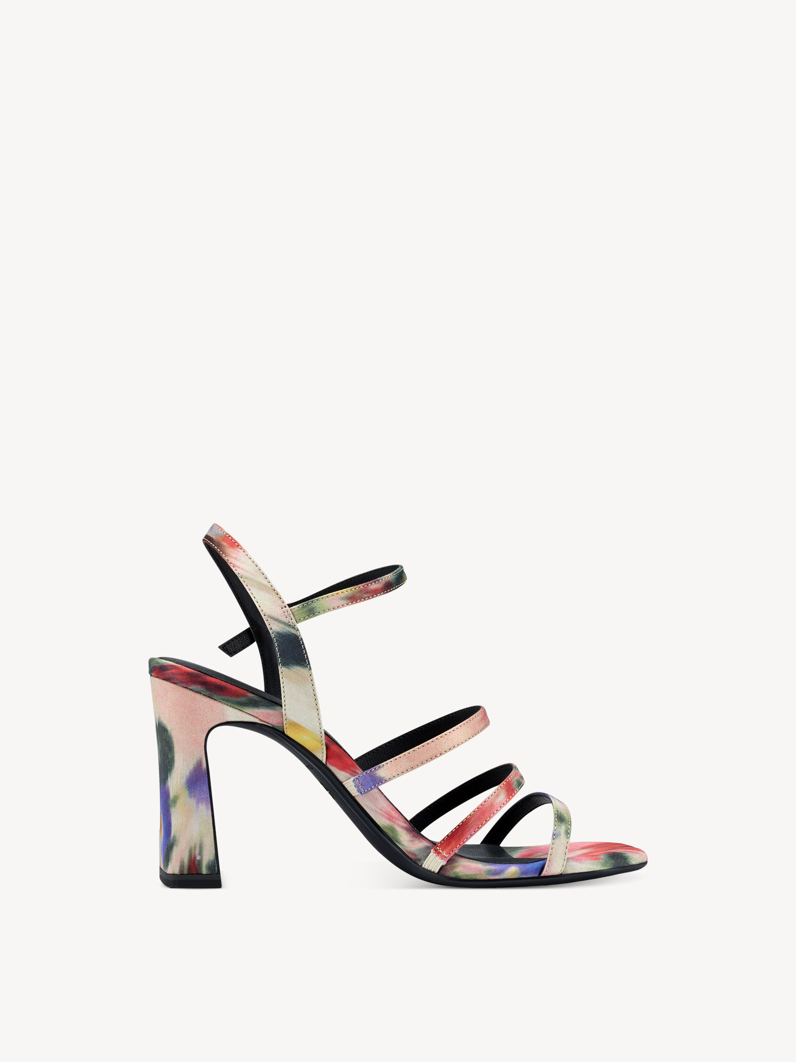 Sandale à talon - multicolore