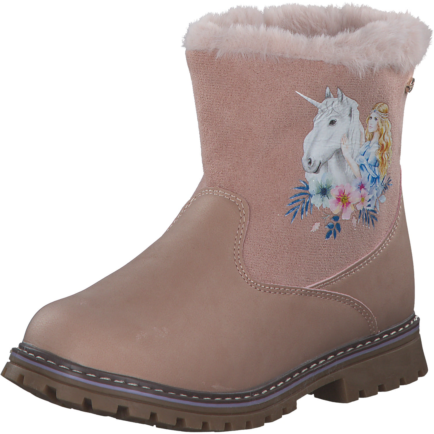 Dockers 49SR710, Winterstiefel, Kinder, Rosa