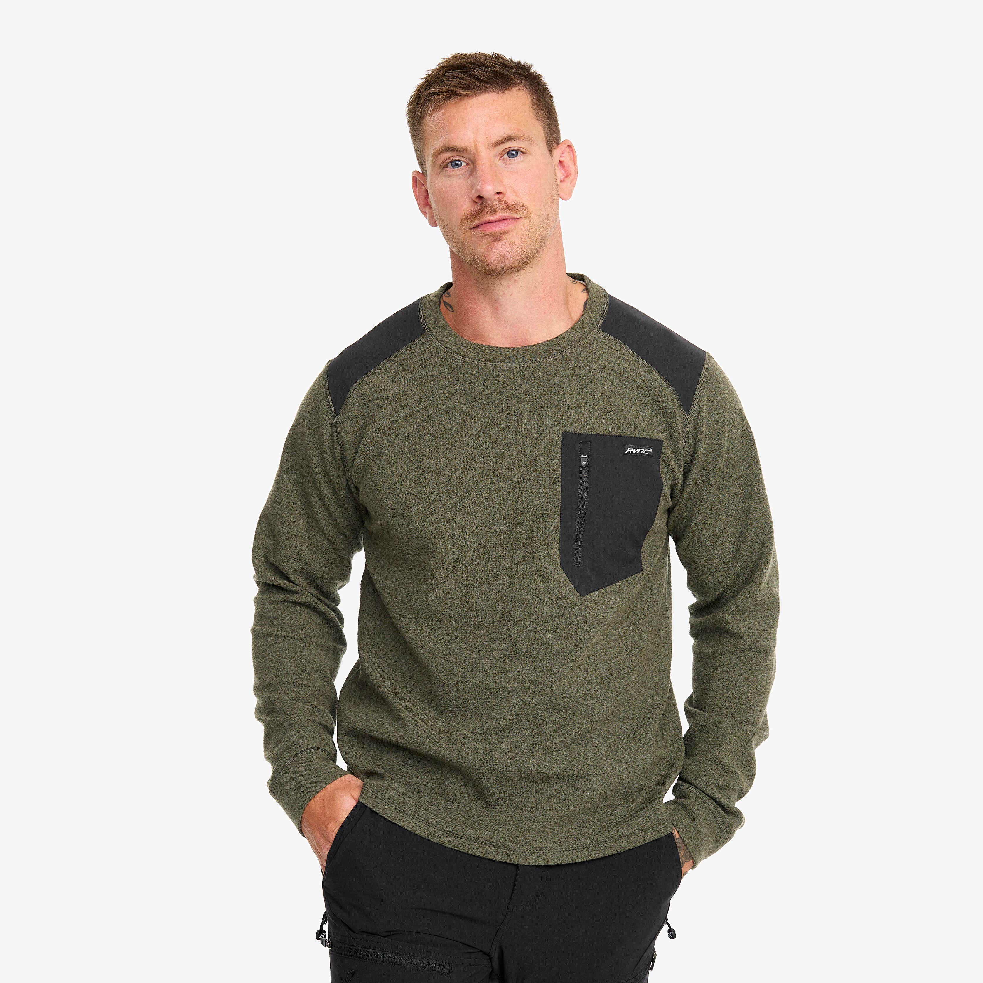 Wool Sweater Homme Grape Leaf
