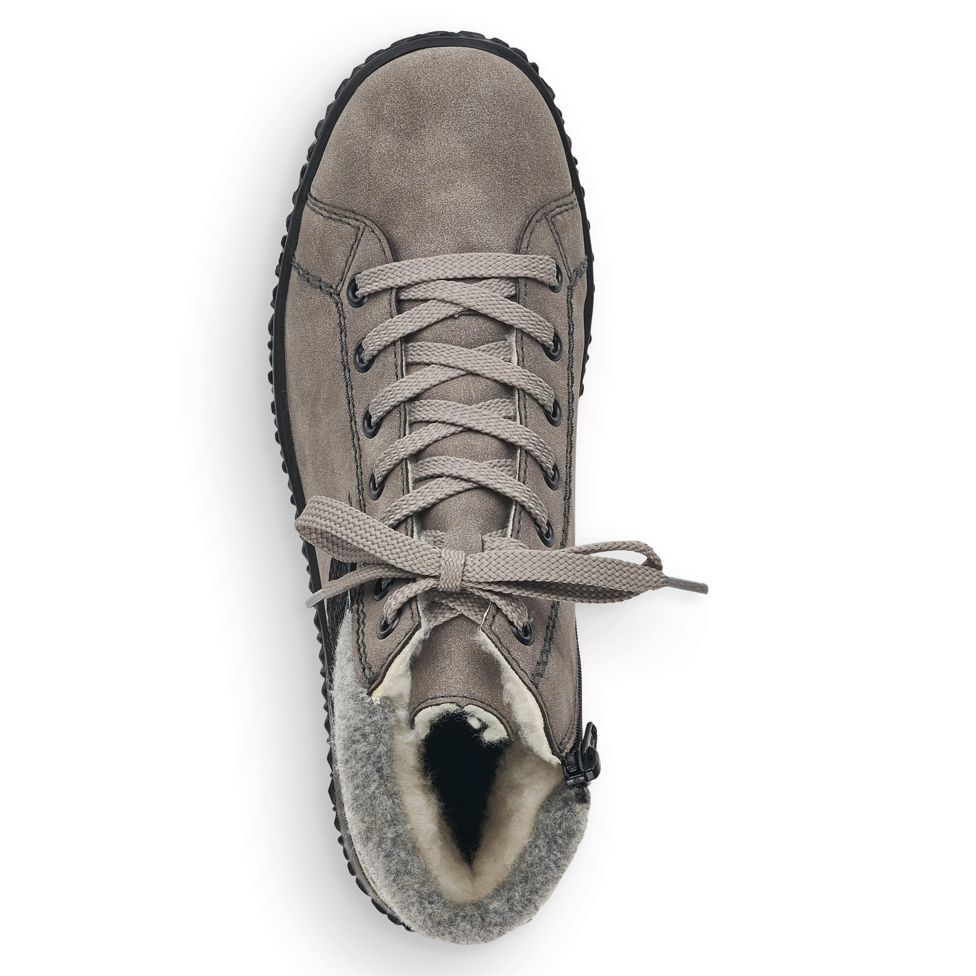 Rieker Damen Schnürstiefel platingrau