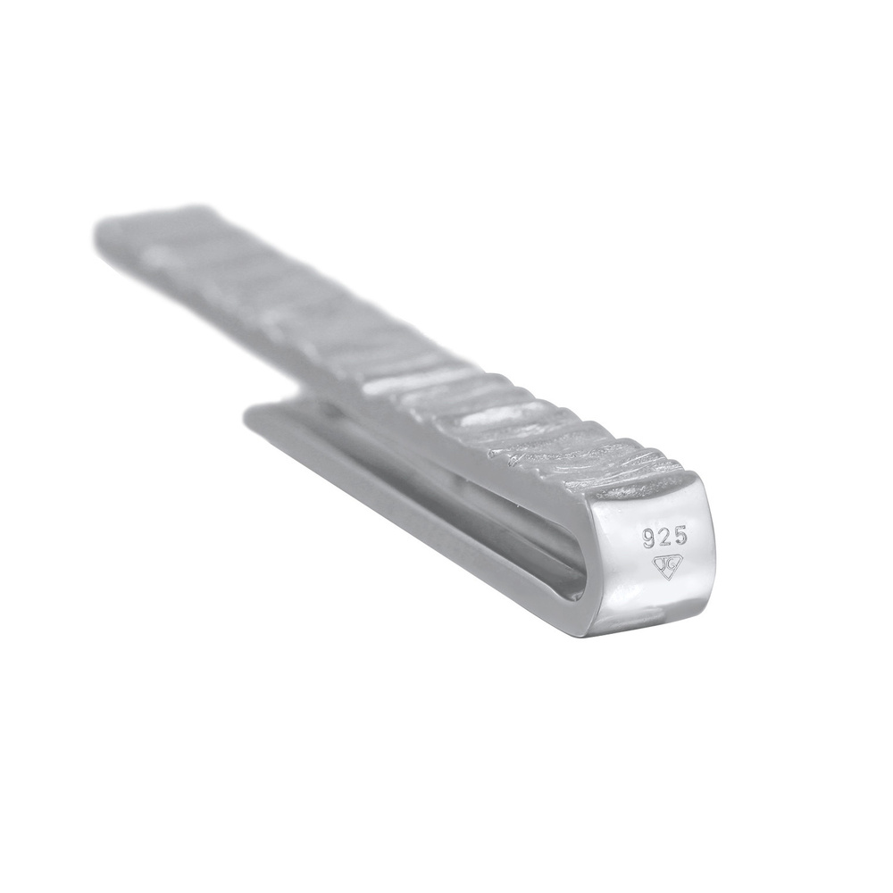 KUZZOI KUZZOI Épingle de Cravate Hommes tendance organique structuré en argent sterling  Bijoux