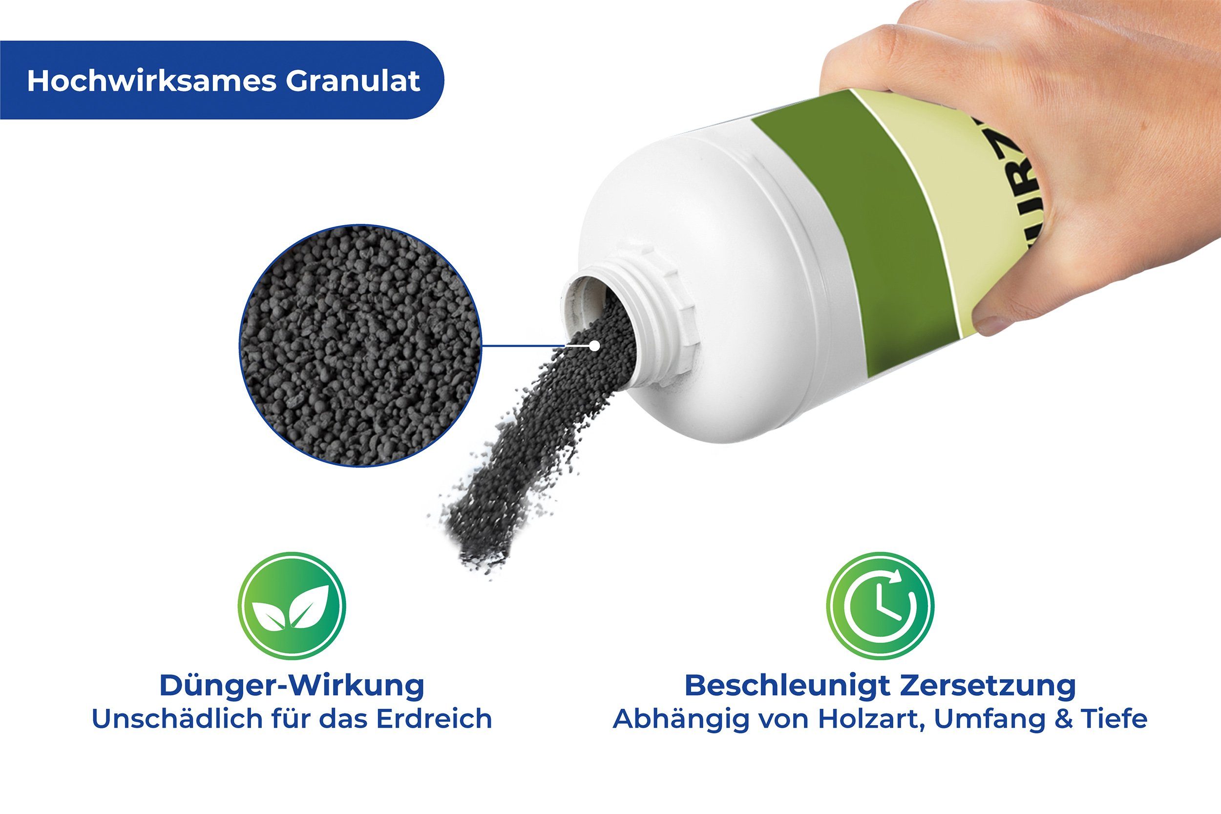 Maximex Unkrautbekämpfungsmittel Wurzel-weg, 1500 g, 1500 g Granulat