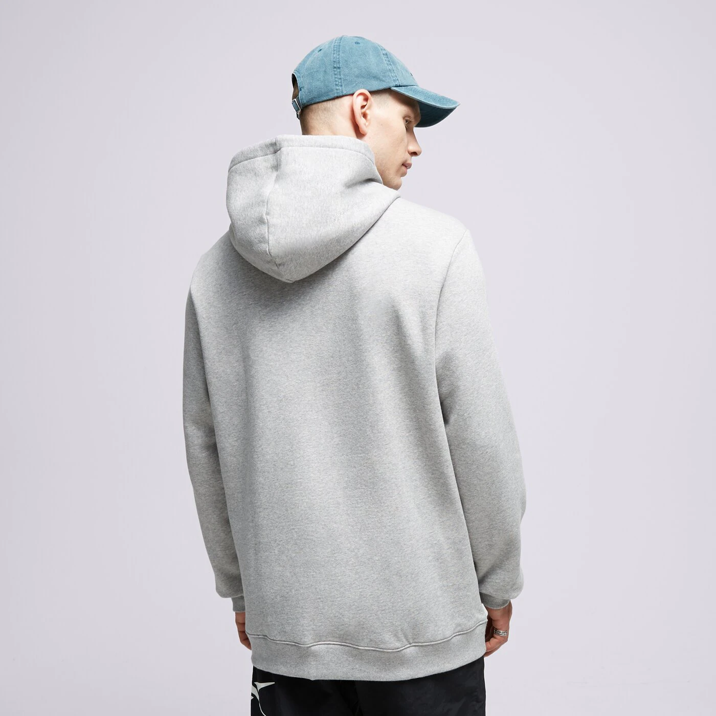 REEBOK HOODIE RI LEFT CHEST LOGO HOOD Grau
