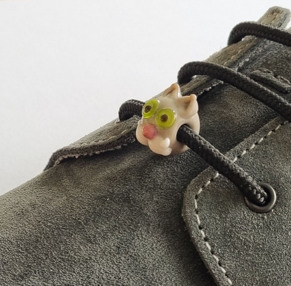Atelier Schatzmuschel ~ Schuh Perle ~ Katze