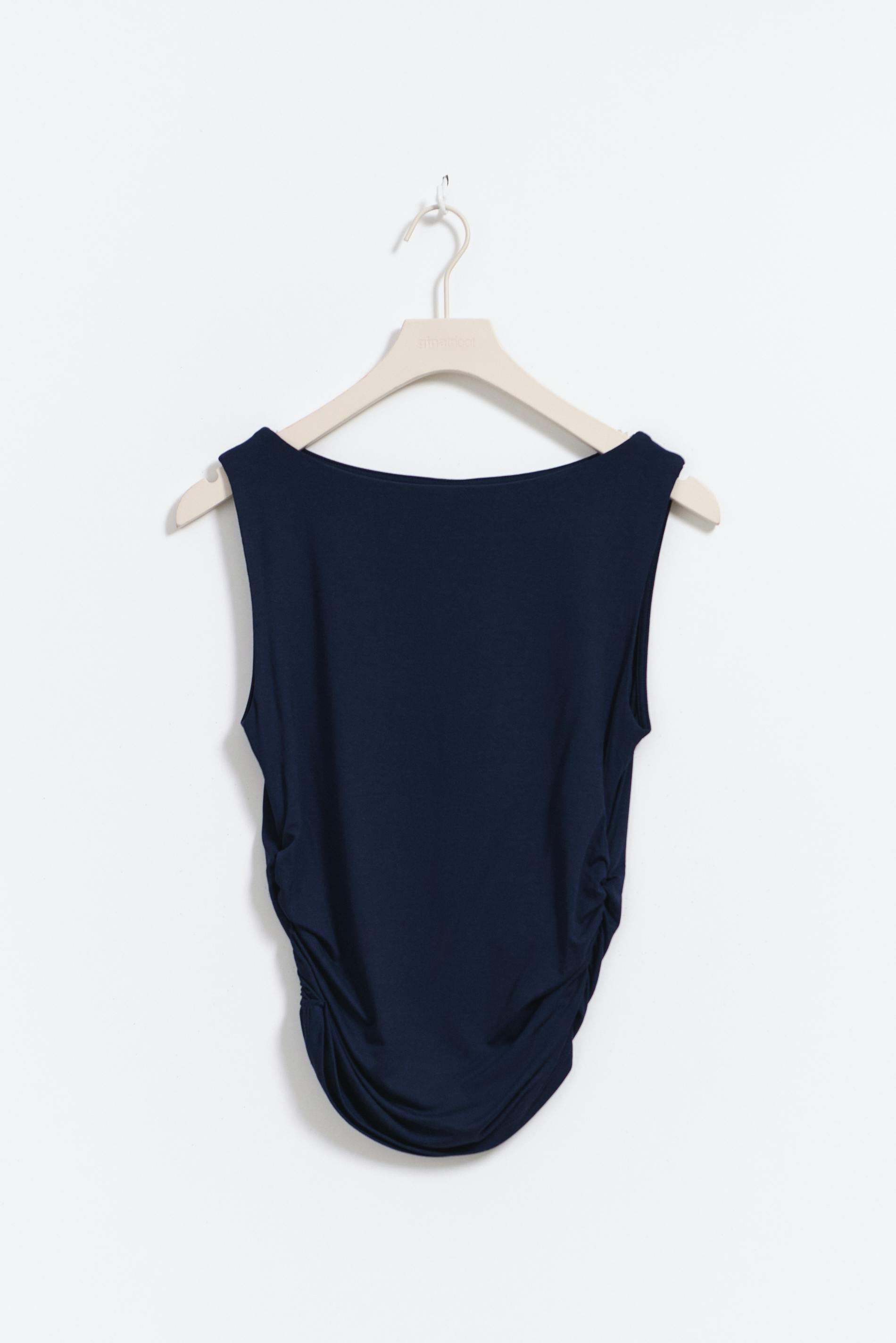 Soft touch boatneck top