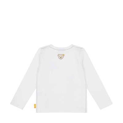 T-Shirt langarm, weiß für Jungs