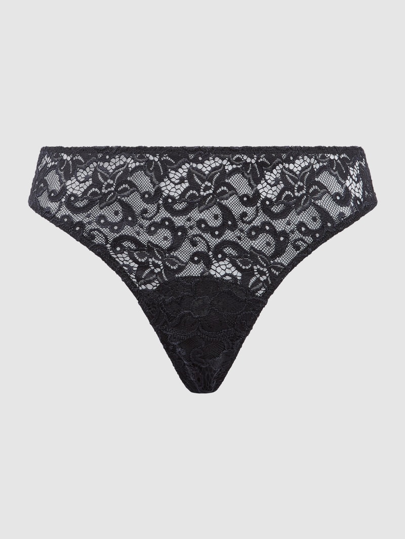 String aus Spitze Modell Moments in schwarz