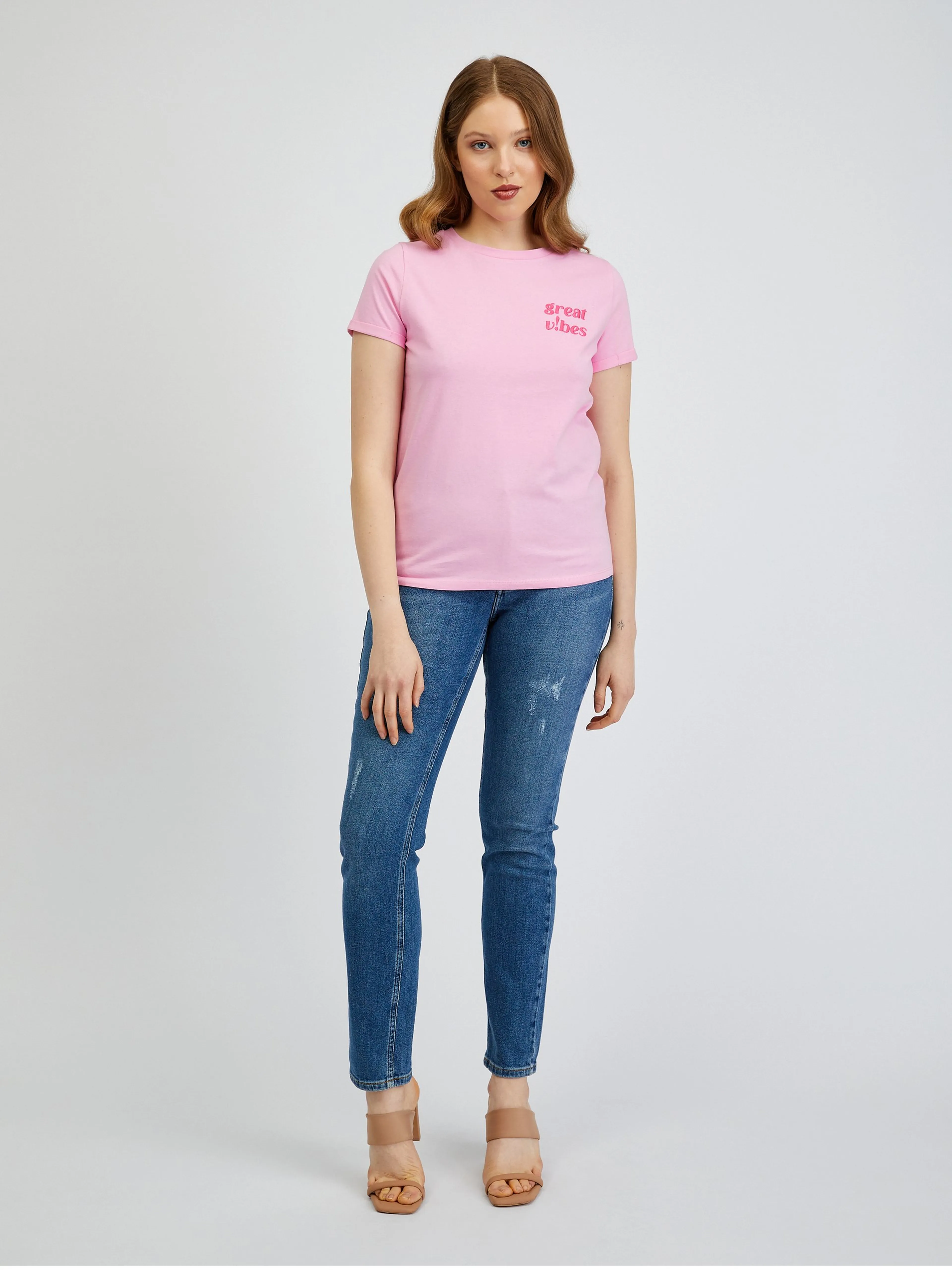 Rosa Damen-T-Shirt ORSAY