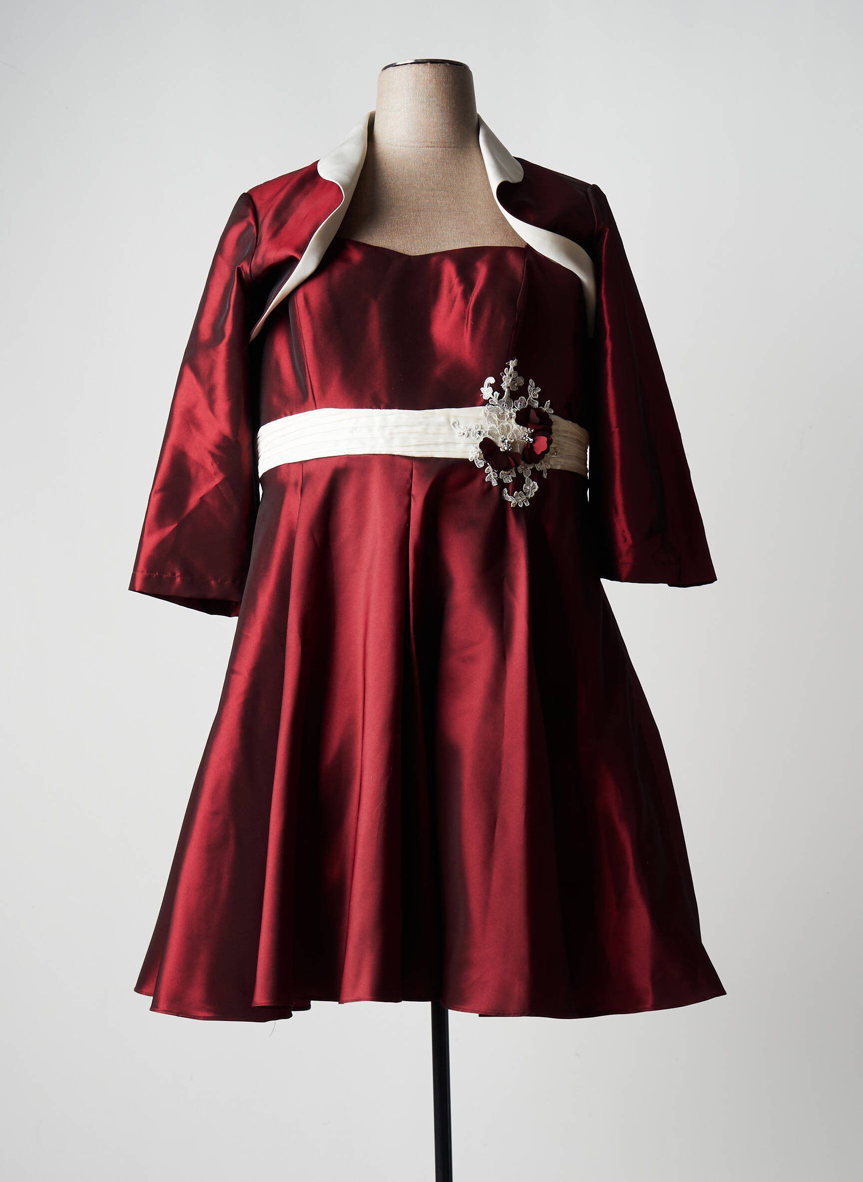Creatif Paris Robe Veste Femme couleur rouge