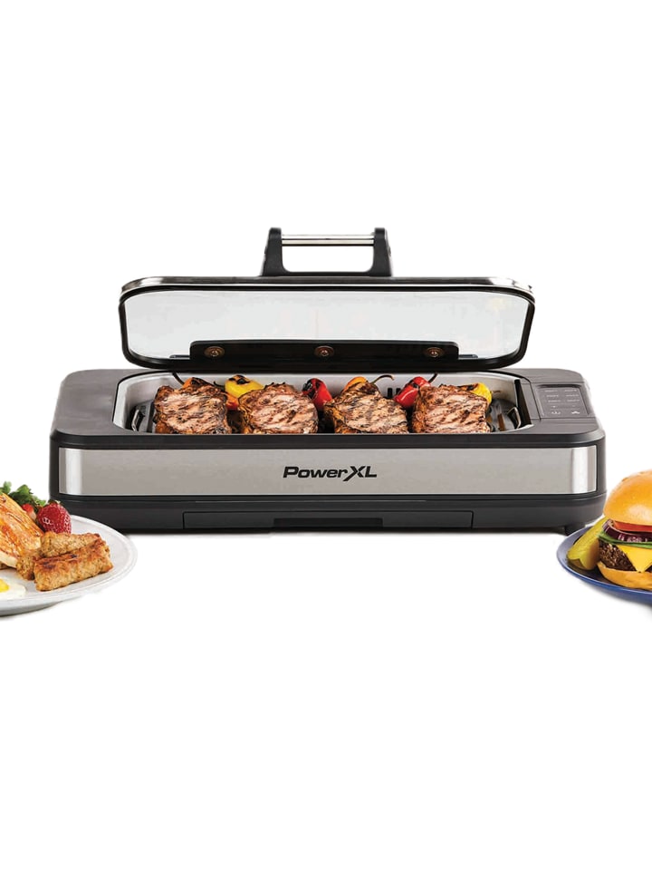 PowerXL Tischgrill Smokeless Grill Elite in Schwarz günstig kaufen onesize