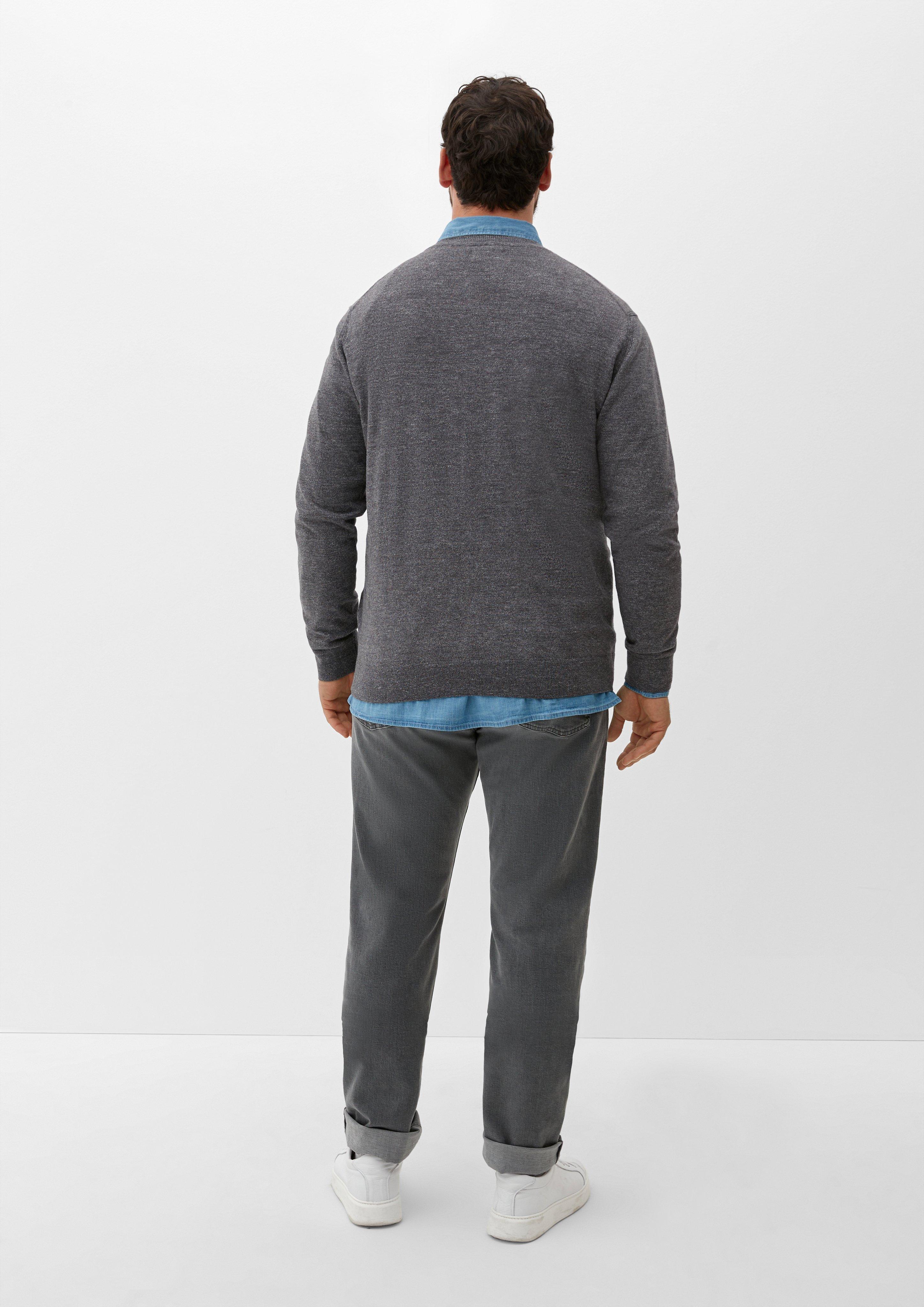 Klassischer Feinstrickpullover  2128127-98W1