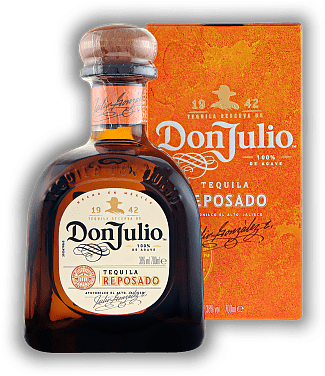 Don Julio Reposado Don Julio Reposado Glatter und warmer Tequila mit einer Essenz von Gewürzen. 0,7	 Liter - Vol 38%