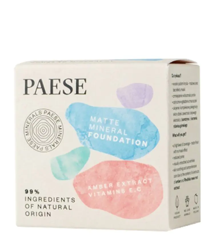 „Paese Minerals“ mineralinis matinį efektą suteikiantis makiažo pagrindas, 100N, šviesiai smėlio spalvos