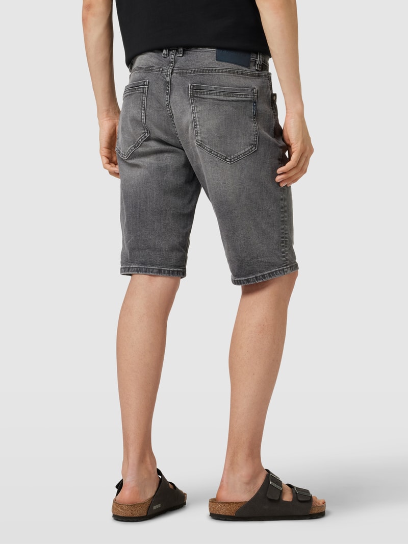 Jeansshorts im 5-Pocket-Design Modell 'Josh' in mittelgrau