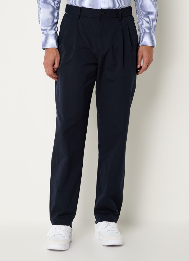 Calça chino Tommy Hilfiger Greenwich de corte reto com bolsos laterais