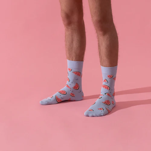Harry & Aline light blue socks