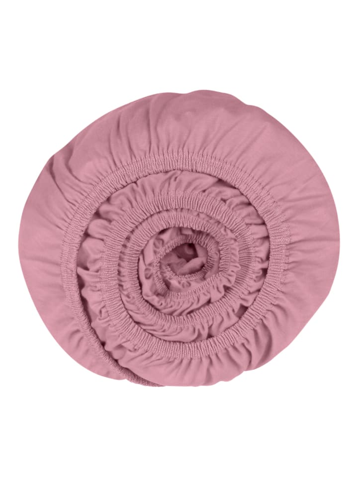 Schiesser Feinbiber-Spannbettlaken Finni in Rosa günstig kaufen