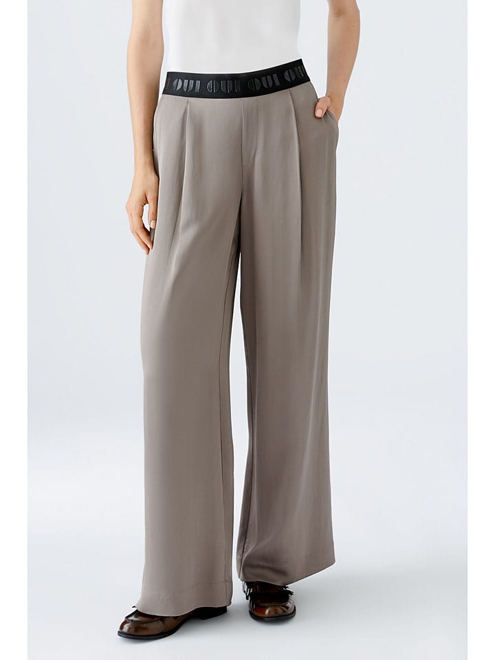 Oui Hose in Taupe günstig kaufen