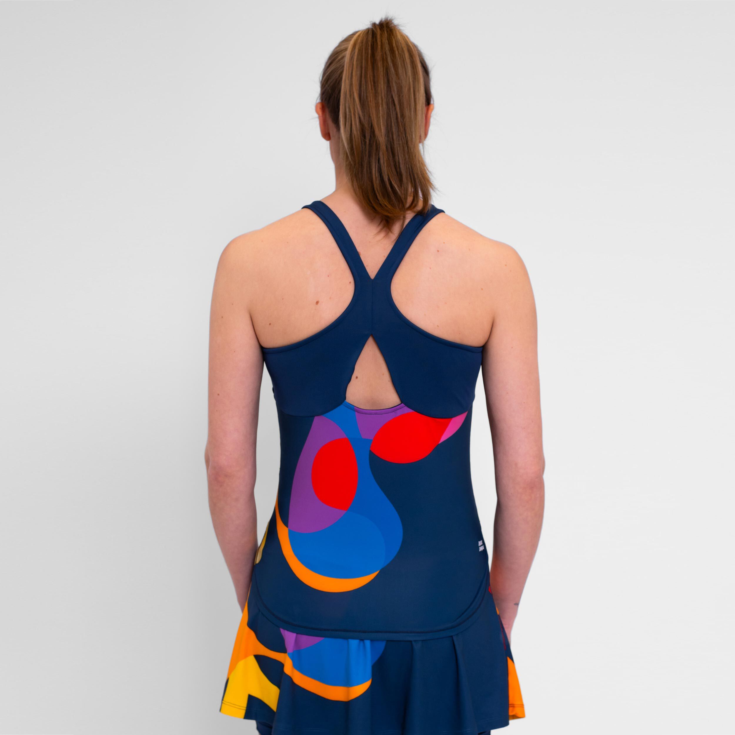 Twiggy Tank-Top Damen - Dunkelblau, Mehrfarbig