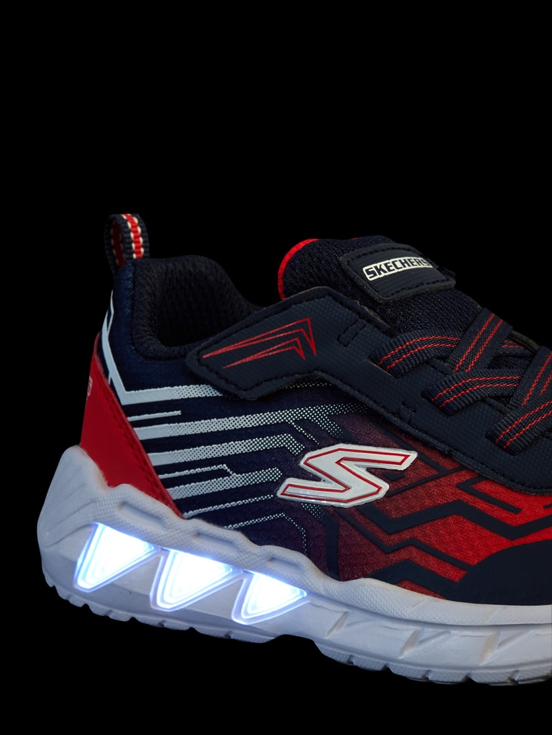 Sneaker mit Label-Details Modell 'MAGNA' in marineblau