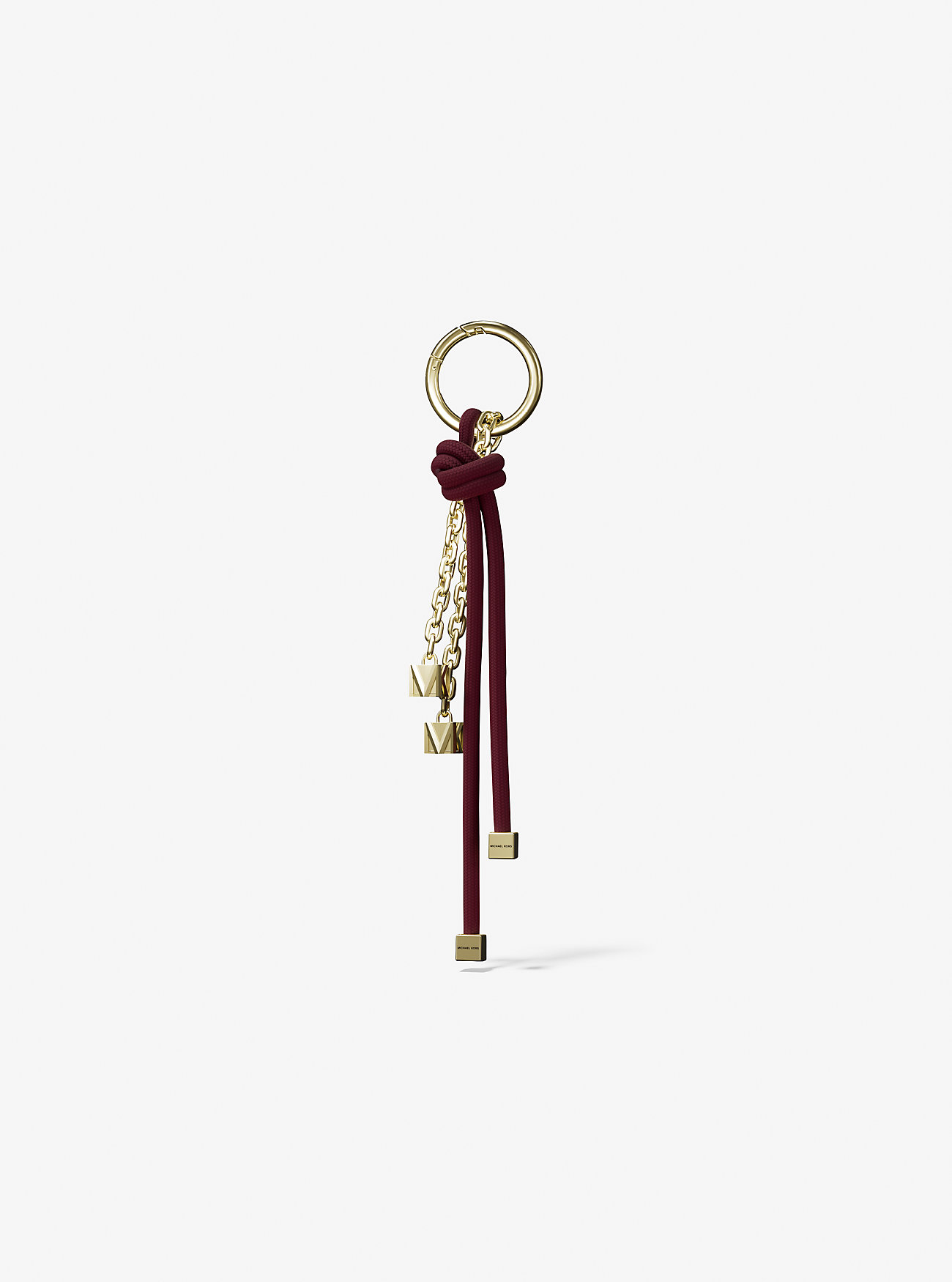Złota zawieszka do torebki ze sznurka – MULBERRY