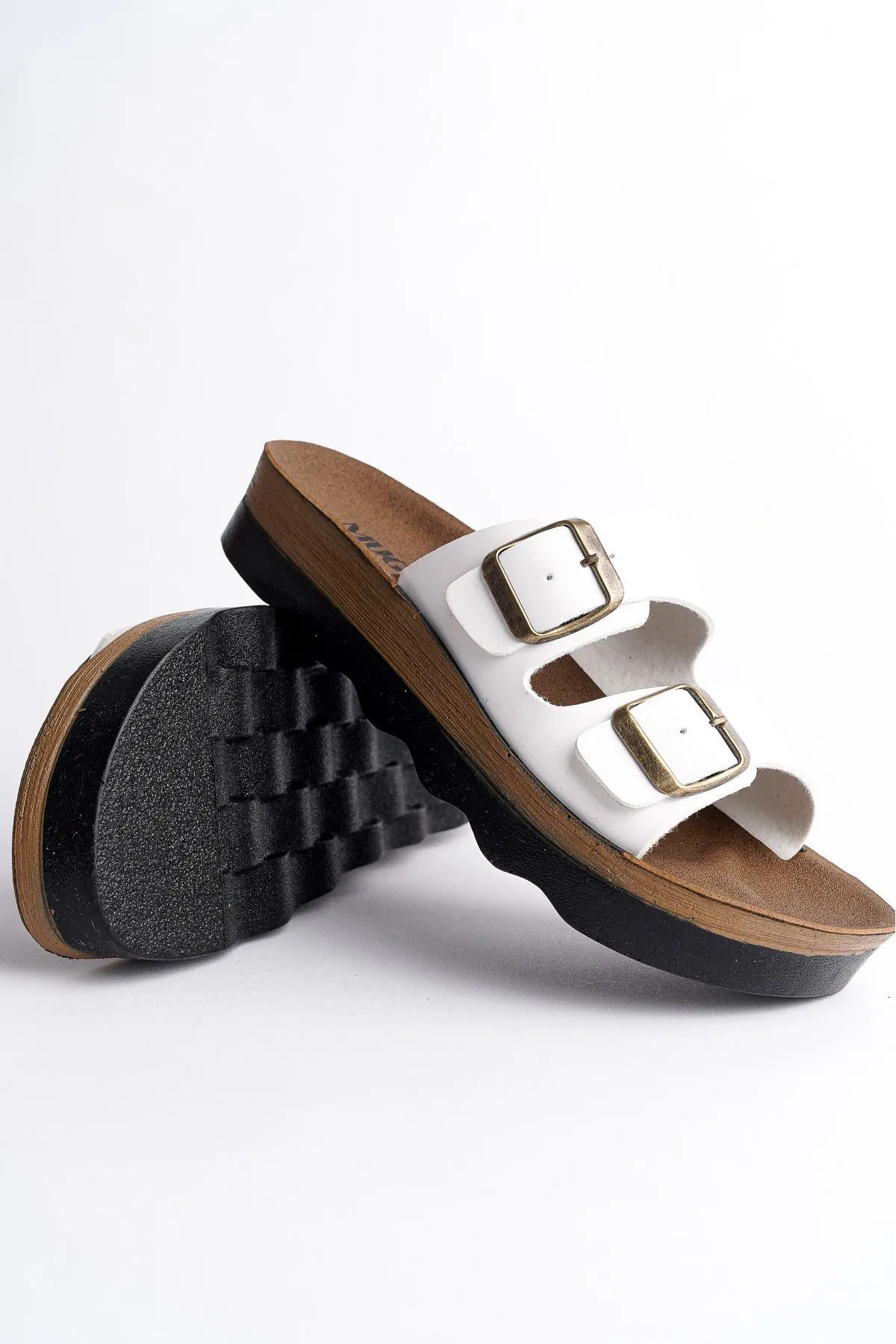 MUGGO  Rehda garantiert zwei Schnallen, bequeme Sohle, verstellbare Unisex-Hausschuhe