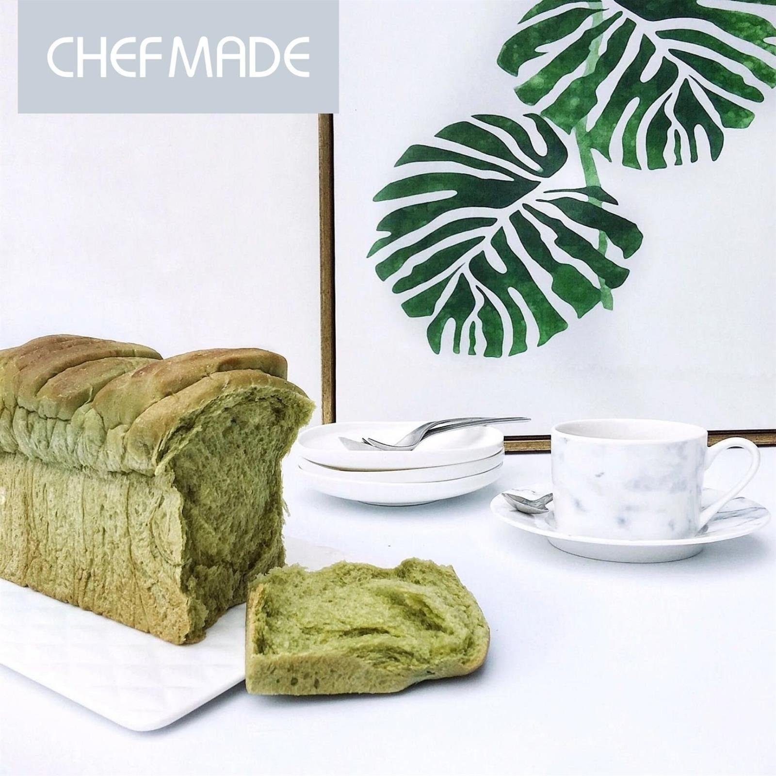 Chefmade Brotbackform Backform, (CHEFMADE, 22cm Toastbrot Backform mit Deckel, 223x87x77mm, Champagnergold, antihaft- & silikonbeschichtet, Buttertoastform, Kastenbrot-Form, Toastbackform, Brotbackform, loaf pan, Karbonstahl 2-tlg), Brotbackform mit