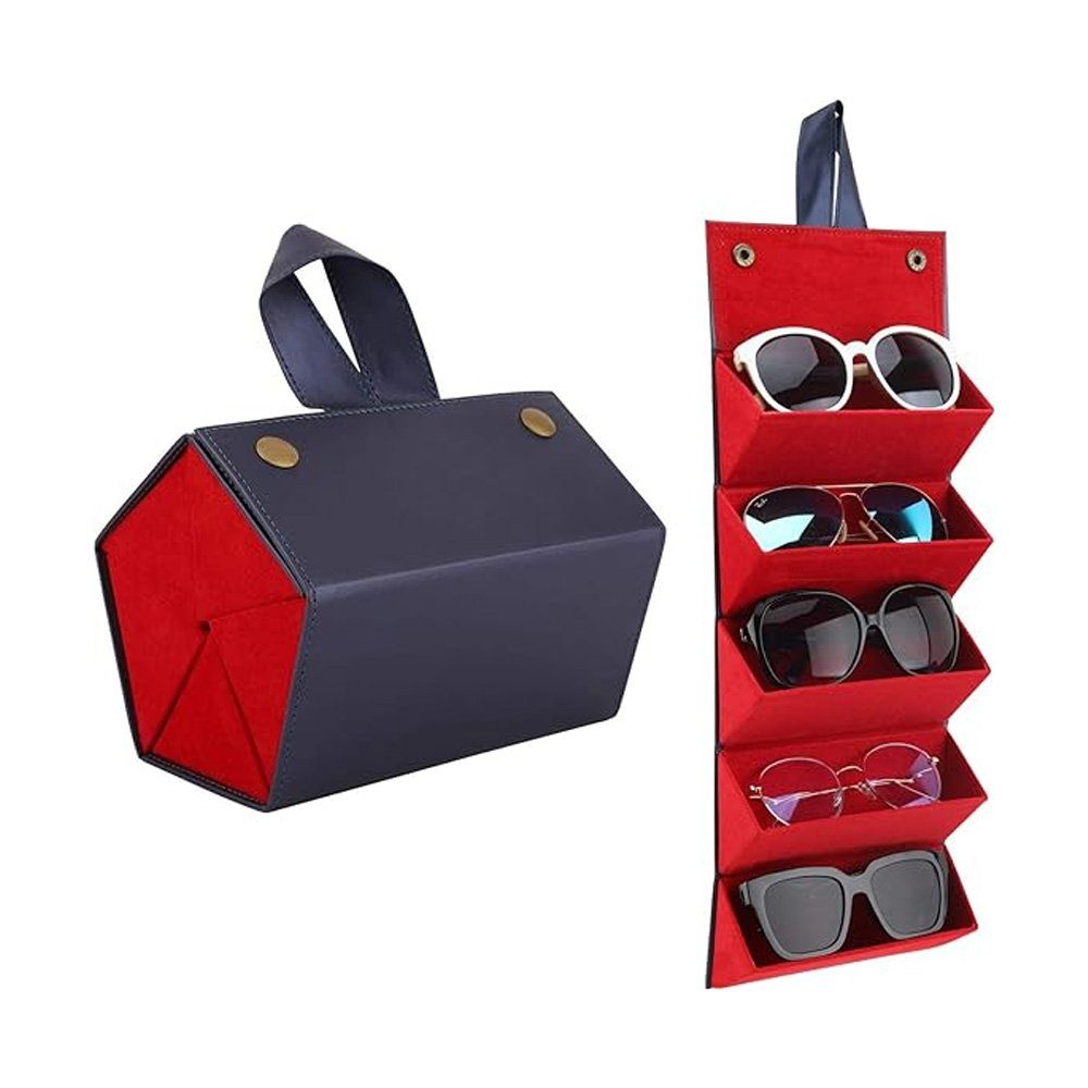Tian Dee Brillenetui Brillenorganizer Brillenaufbewahrung/Präsentation, Reisen Brillenbox
