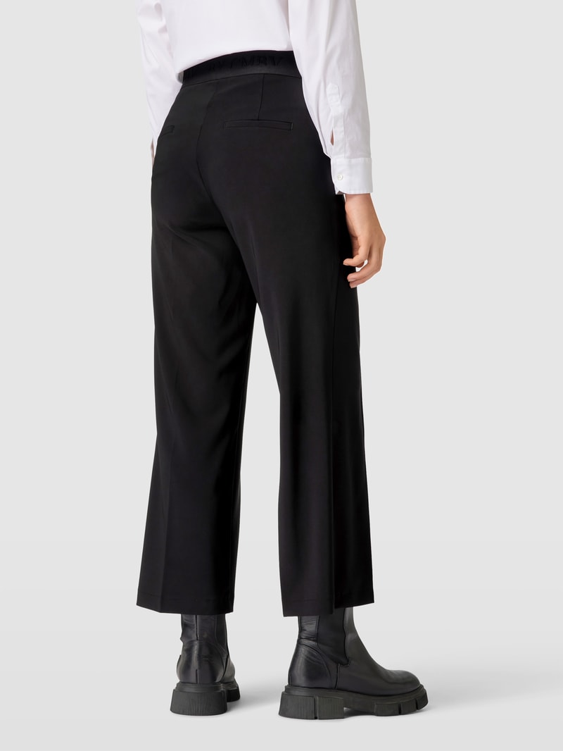 Hose mit elastischem Bund Modell 'Cameron' in schwarz