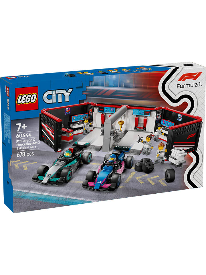 LEGO LEGO® City F1® Garage mit Mercedes-AMG & Alpine Rennautos - ab 7 Jahren günstig kaufen onesize